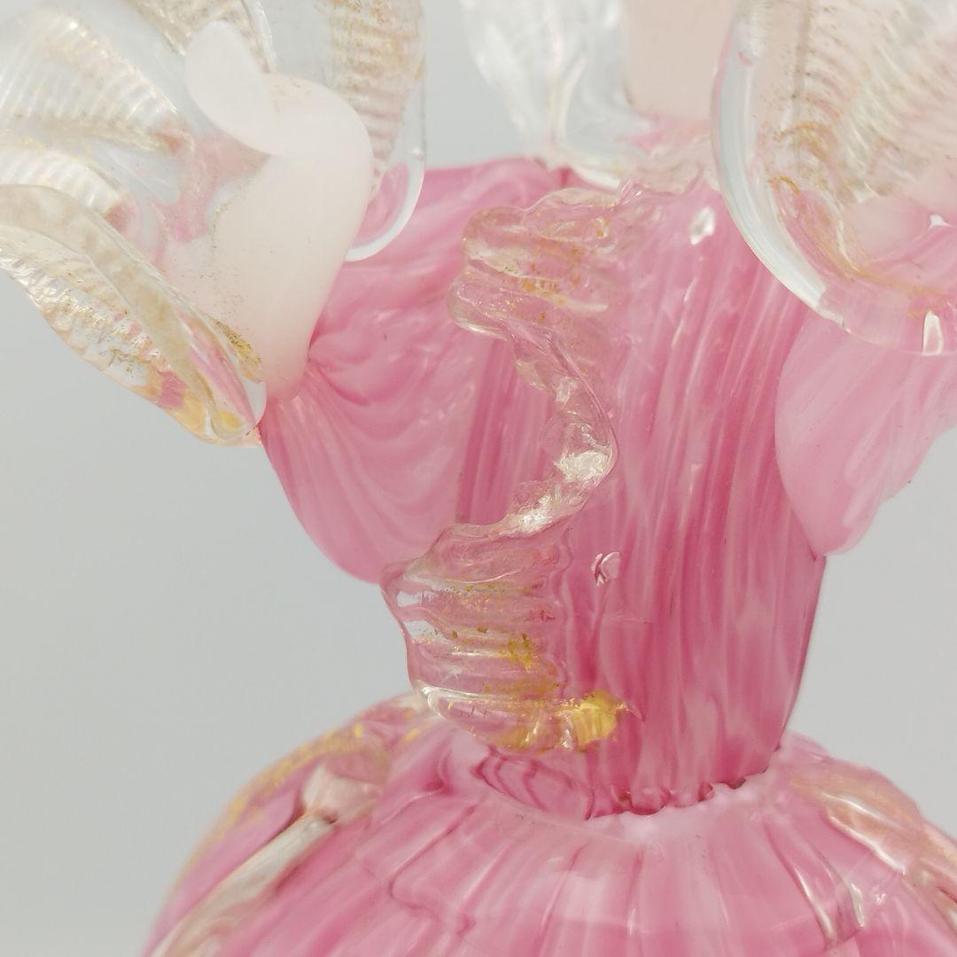 【希少】ベネチアングラス ムラーノ 大型フィギュリン 高さ29.5cm