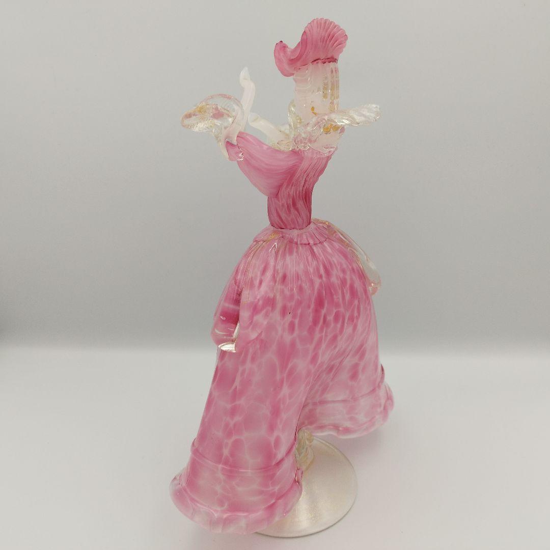 【希少】ベネチアングラス ムラーノ 大型フィギュリン 高さ29.5cm