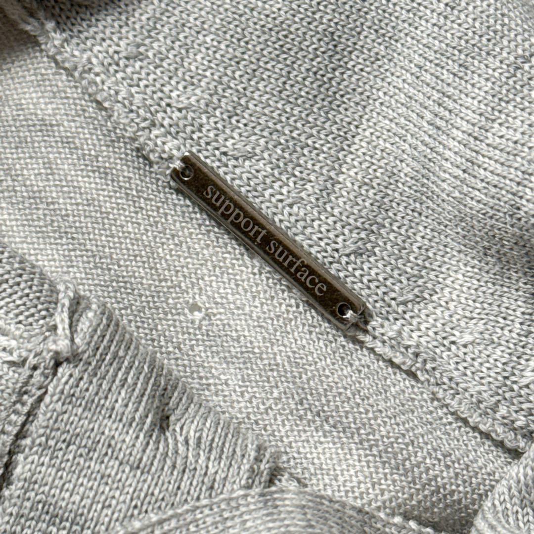 定価3.4万 サポートサーフェス ビームス デザインニット 変形 ハイネック