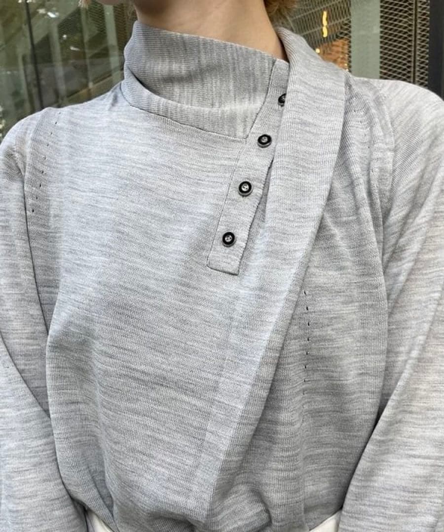 定価3.4万 サポートサーフェス ビームス デザインニット 変形 ハイネック