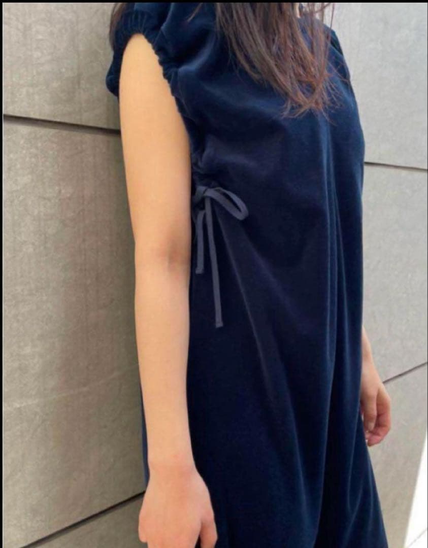 BACCA ベロア　サロペット　ネイビー　roku 6 acne studios