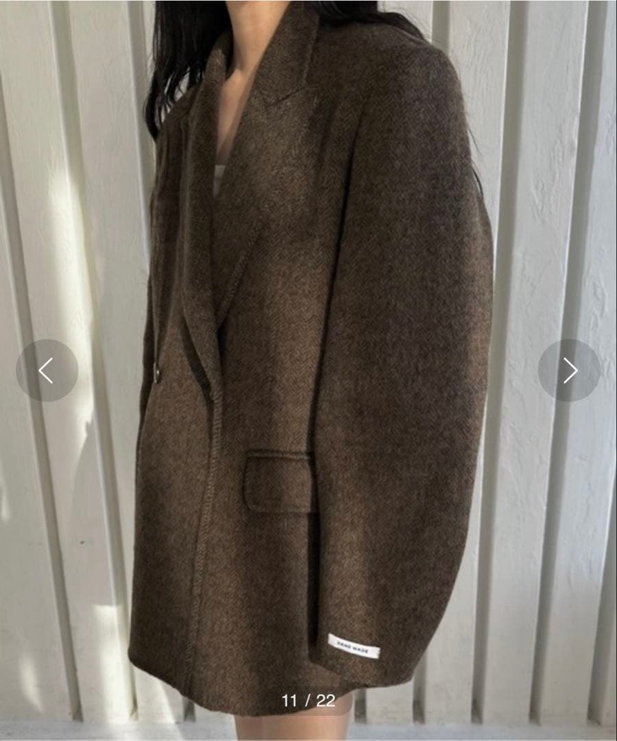 lawgy ヘリンボーン ジャケット アウター