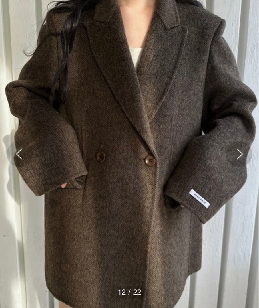 lawgy ヘリンボーン ジャケット アウター