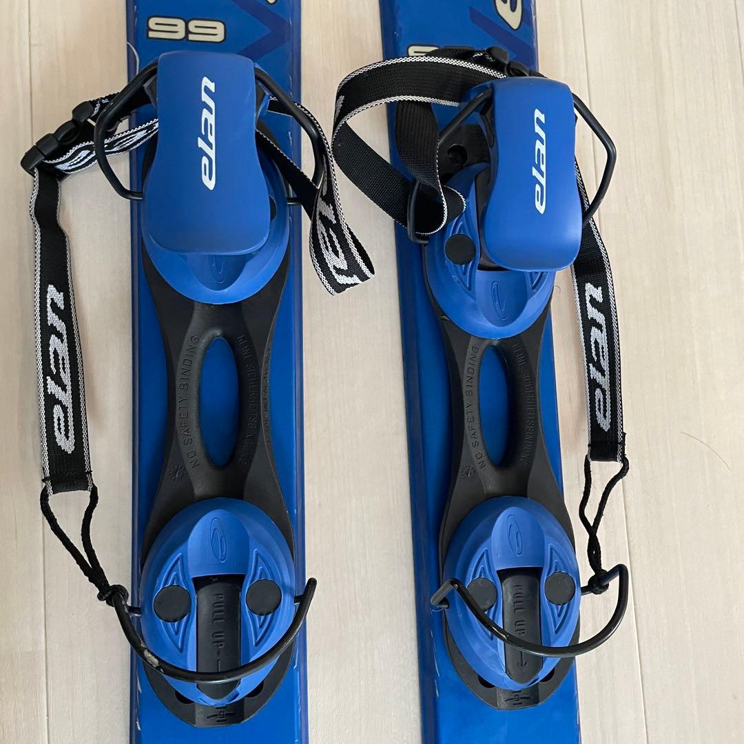 スキー板　ブルー　青色　ショートスキー？ファンスキー？