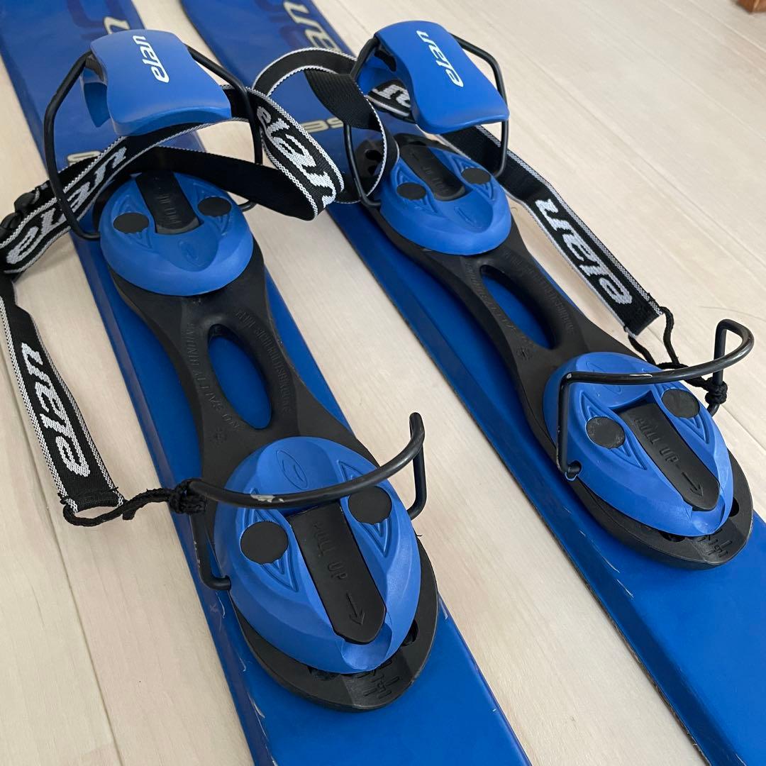 スキー板　ブルー　青色　ショートスキー？ファンスキー？