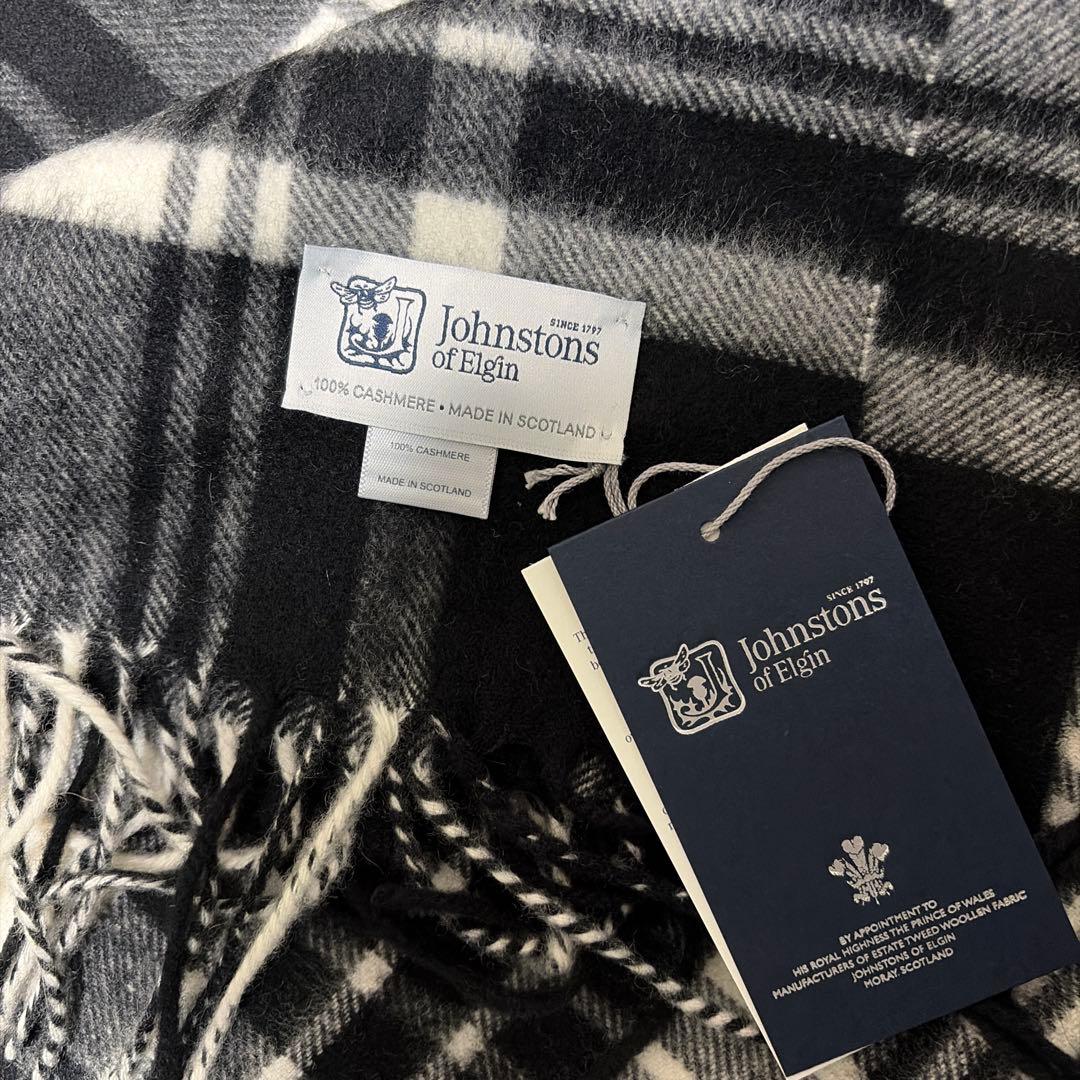 ジョンストンズ　大判カシミヤストール　未使用