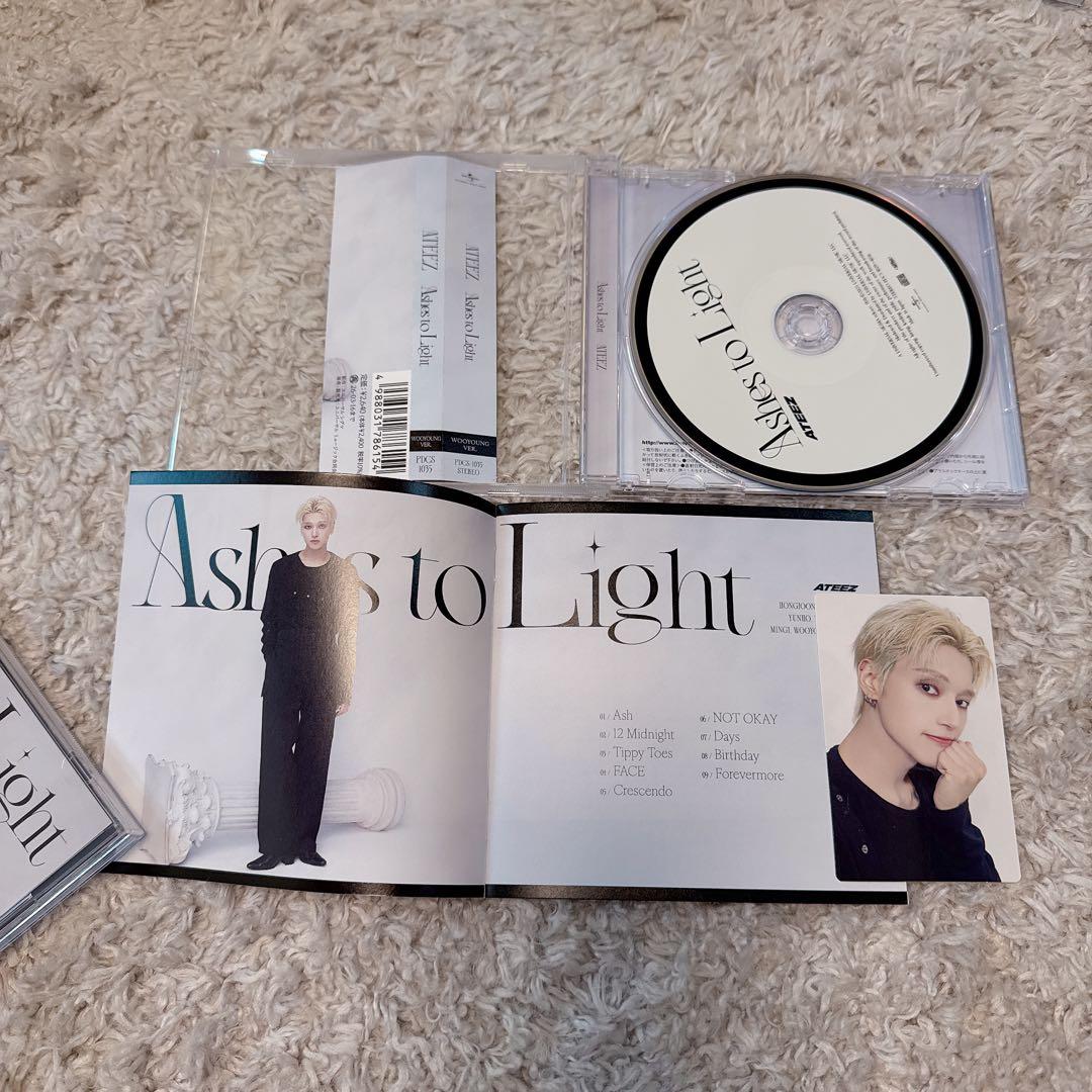 ATEEZ ソロ盤8形態セット Ashes to Light トレカ有り