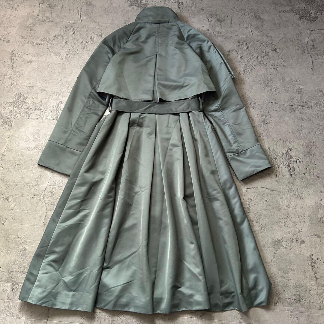 極美品 RUIRUE BOUTIQUE トレンチコート ベルト Aライン 希少色