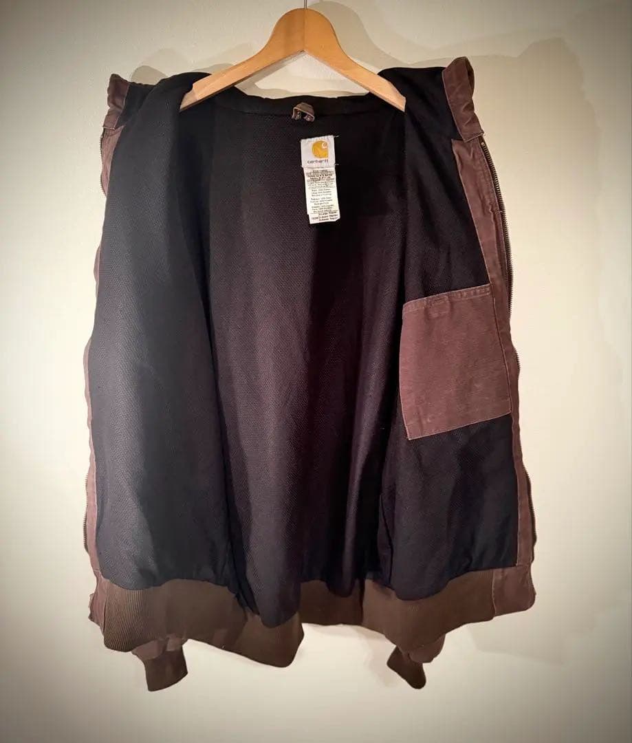ゴールデンサイズ　Carhartt アクティブジャケットダークブラウン