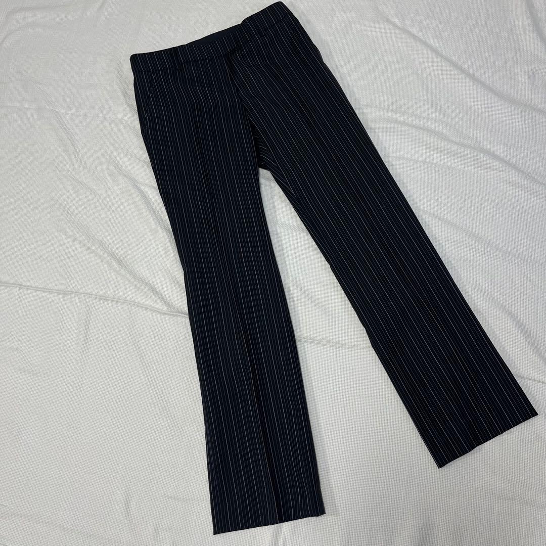 ポールスミス　ブラック　スーツ　セットアップ　ストライプ　40 花柄　黒　L