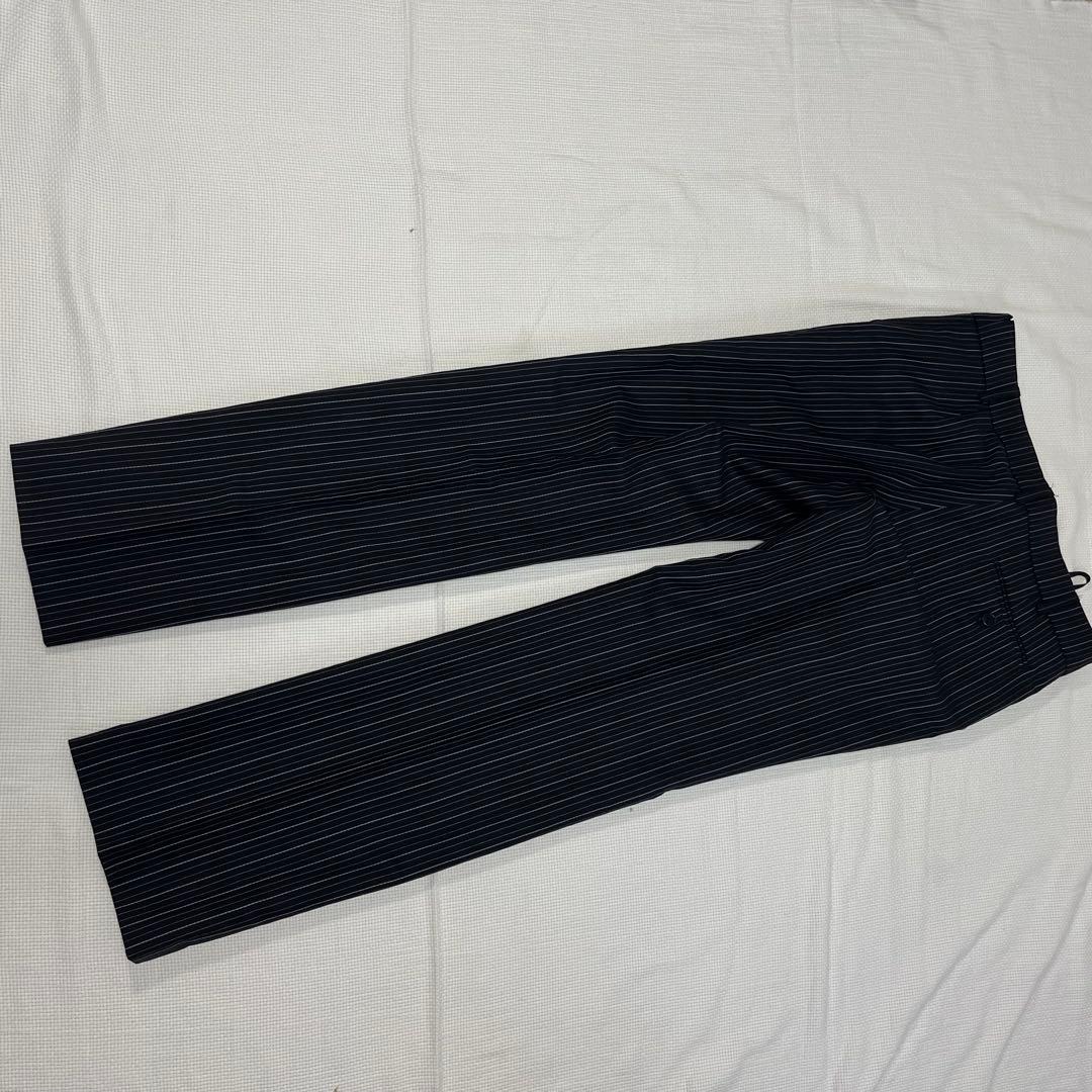 ポールスミス　ブラック　スーツ　セットアップ　ストライプ　40 花柄　黒　L