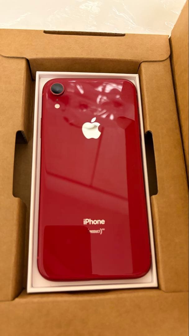 Apple iPhone XR 赤128GB 動作良好 初期化済み SIMフリー