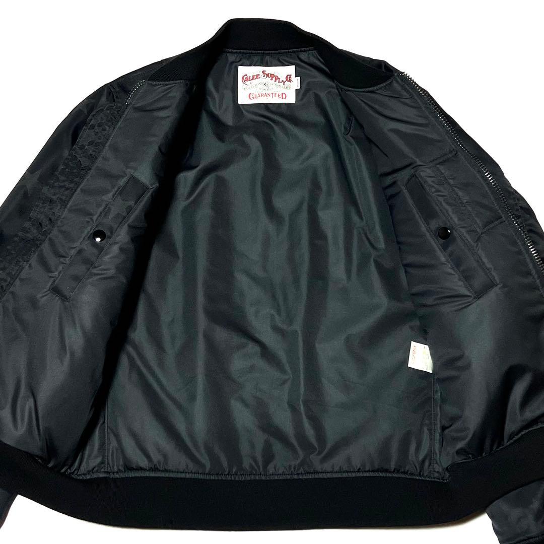 CALEE キャリー MA-1 Allover star pattern 星柄