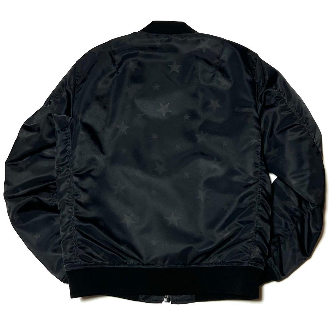 CALEE キャリー MA-1 Allover star pattern 星柄