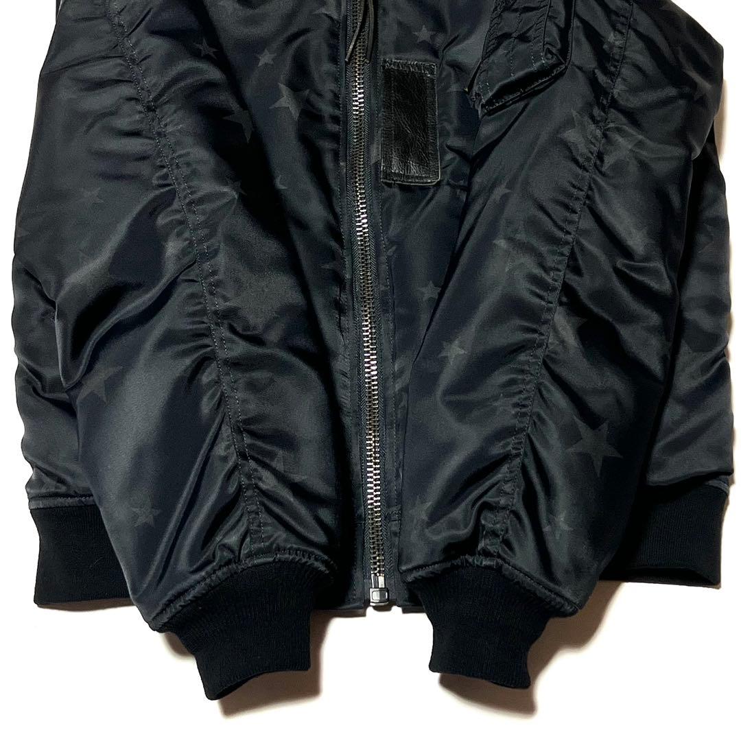 CALEE キャリー MA-1 Allover star pattern 星柄