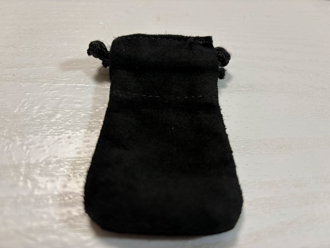 クロムハーツ　ダブルCHクロスチャーム 袋　チェーン付き　ネックレス シルバー