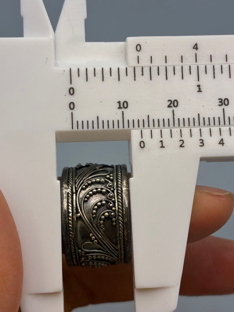 18号 ハンドメイド　 925銀　シルバーリング　男女兼用　ビンテージ　指輪