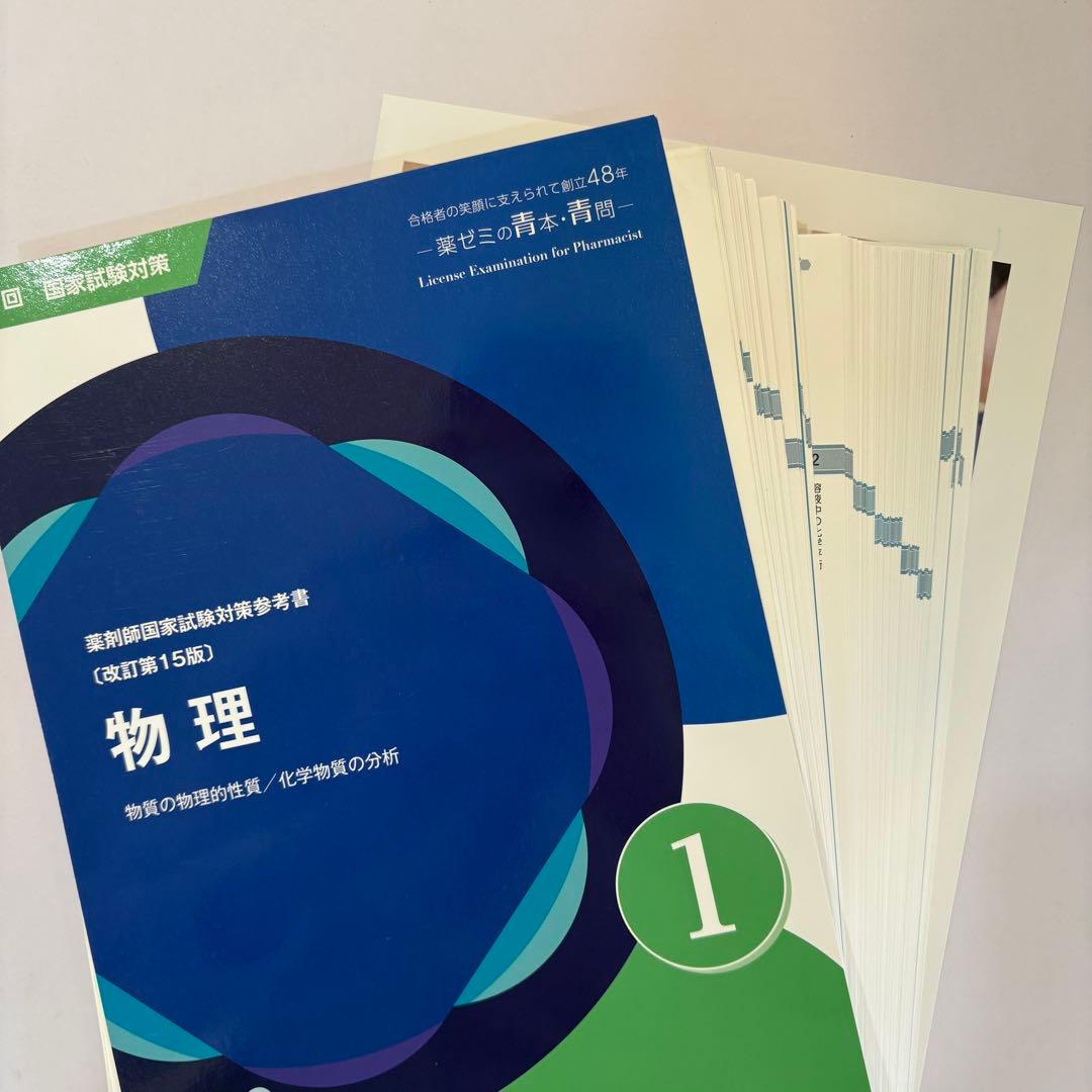 【これだけで合格】112回薬剤師国試 青本青問＋領域別＋回数別＋要点集　裁断済