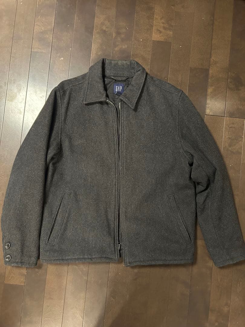 old gap ウールジャケット グレー チャコール 00s