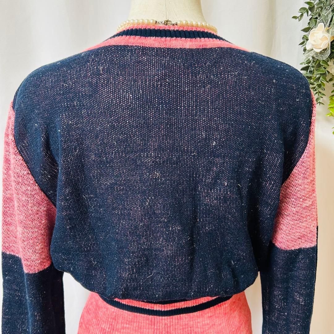 Vivienne Westwood クロップドニット リネン　長袖　オーブ