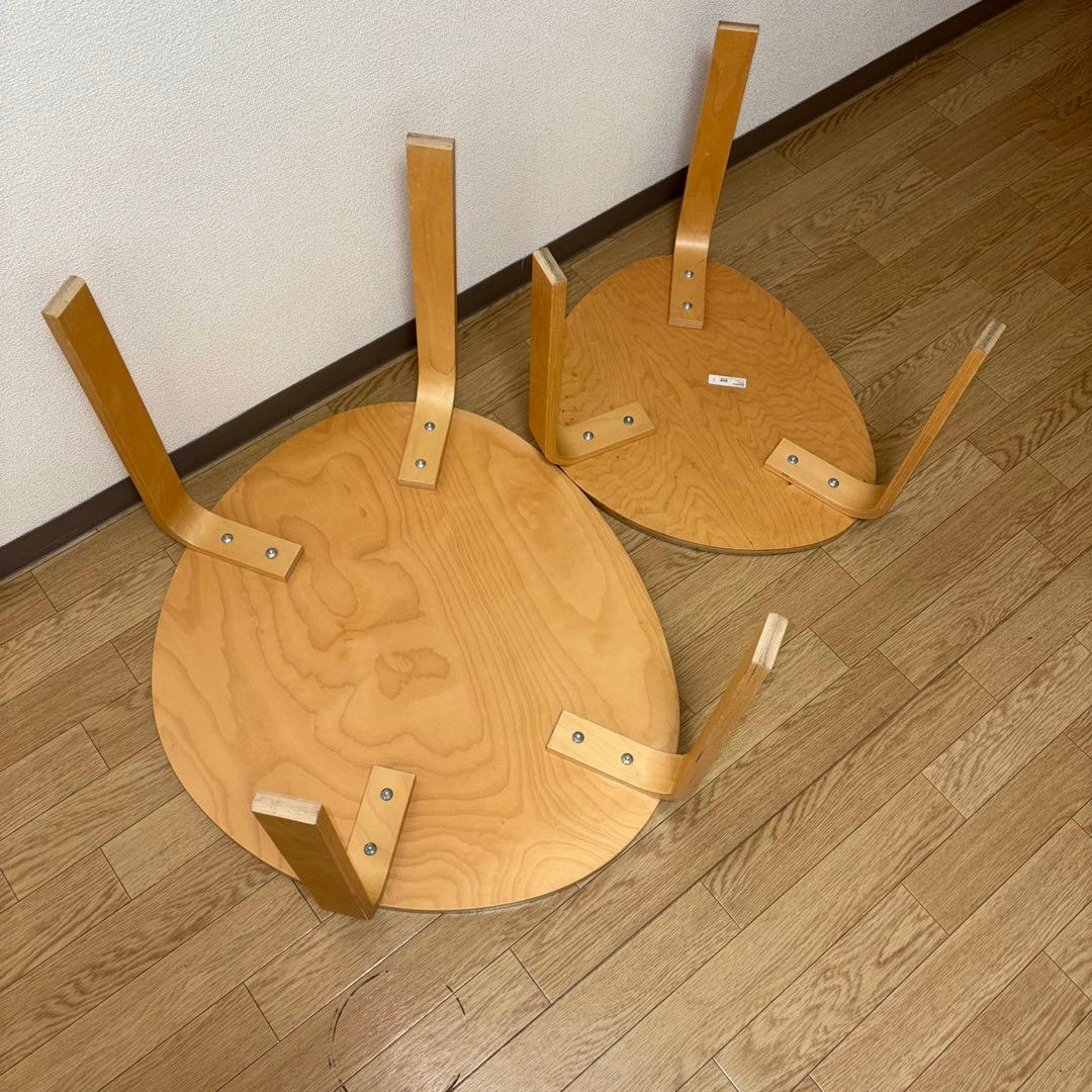 IKEA SVALSTA ネストテーブル 2点セット 　細かい傷あり