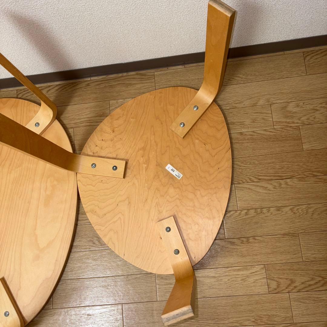 IKEA SVALSTA ネストテーブル 2点セット 　細かい傷あり