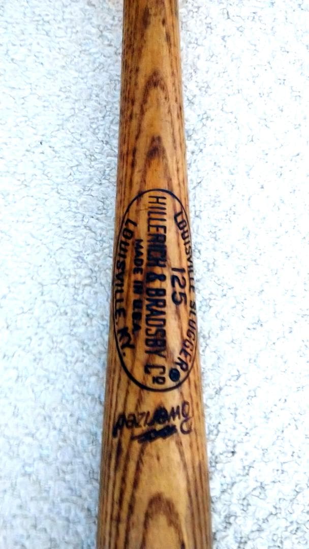 【超ビンテージ 】巨人V9戦士 土井正三さん実使用 直筆サイン入りバット