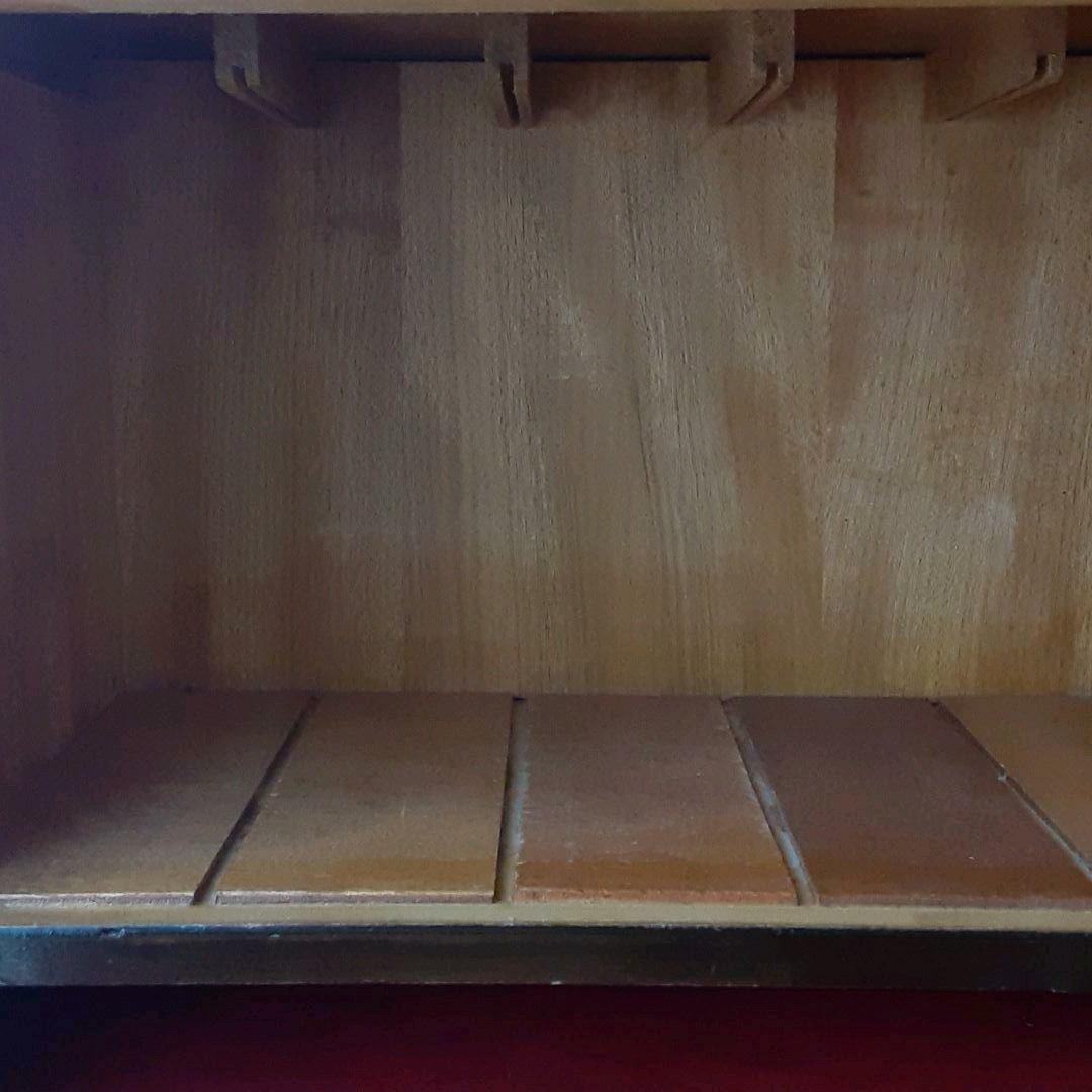 木製レコード専用ラック　昭和レトロ
