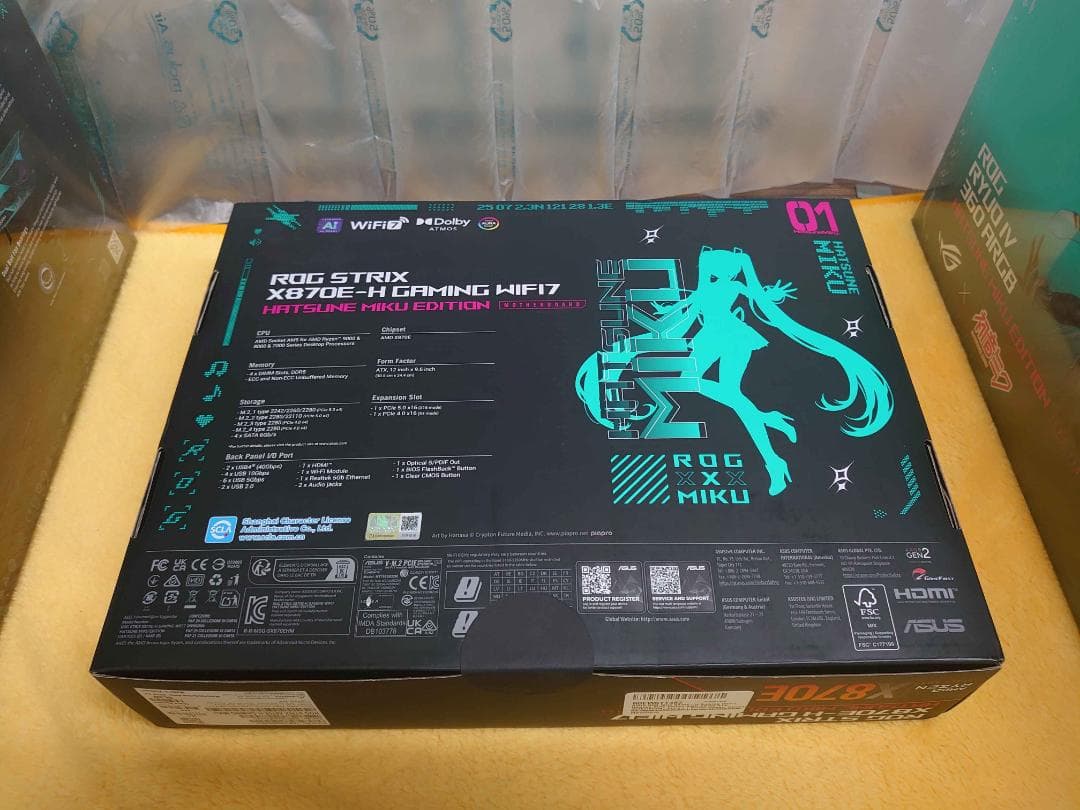 初音ミクX870E-H/ROG RYUO Ⅳ360/Thor 1200新品セット