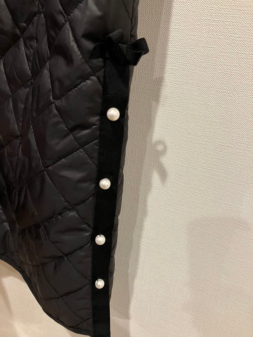 M'S GRACY ジレ　ロング キルティングベスト　中綿　エムズグレイシー