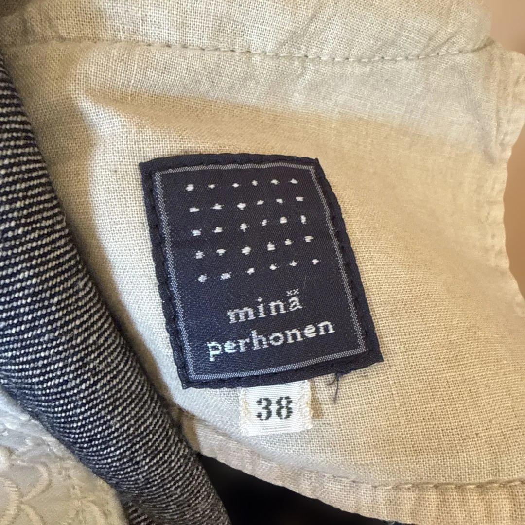 ミナペルホネン オールウェイズ スリムデニムパンツ 38