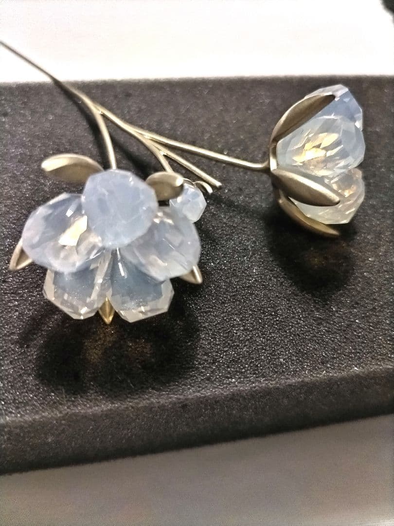 スワロフスキー　コットンフラワー　ガーデンテイルズ　箱付き