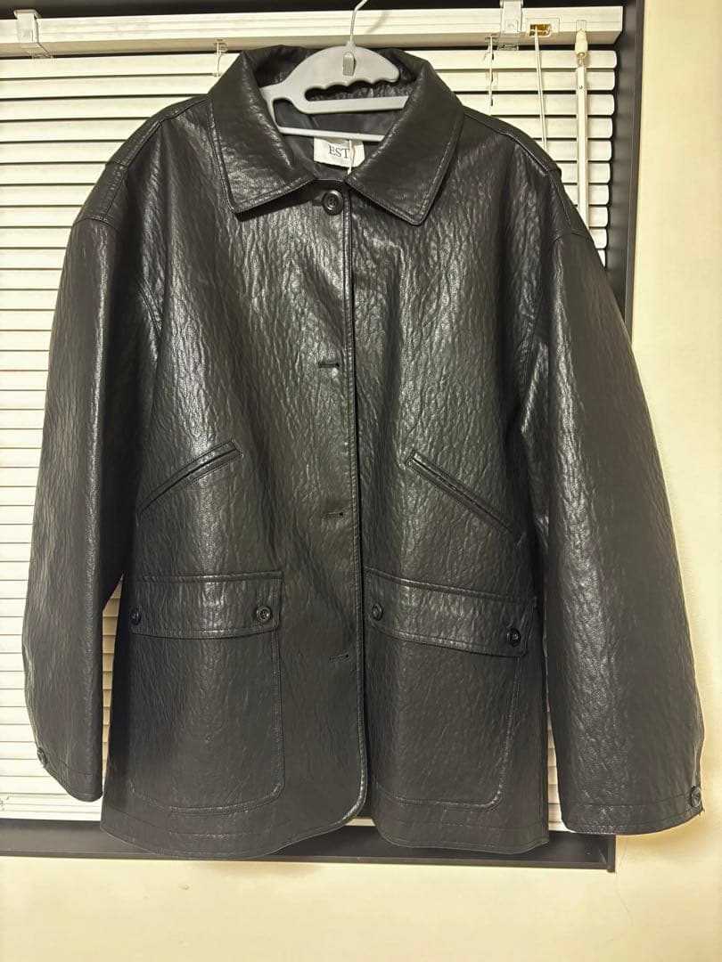 chaisy style Eco leather jacket タグ付き