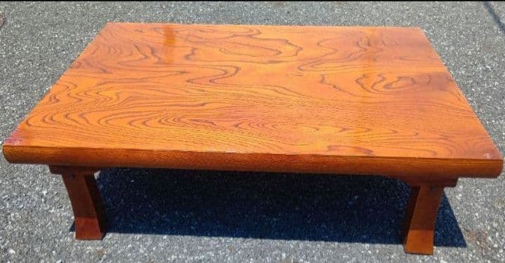 【直接引取り限定】中古美品　折り畳み　ちゃぶ台　座卓　ローテーブル　軽量