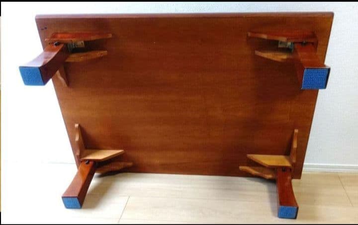 【直接引取り限定】中古美品　折り畳み　ちゃぶ台　座卓　ローテーブル　軽量