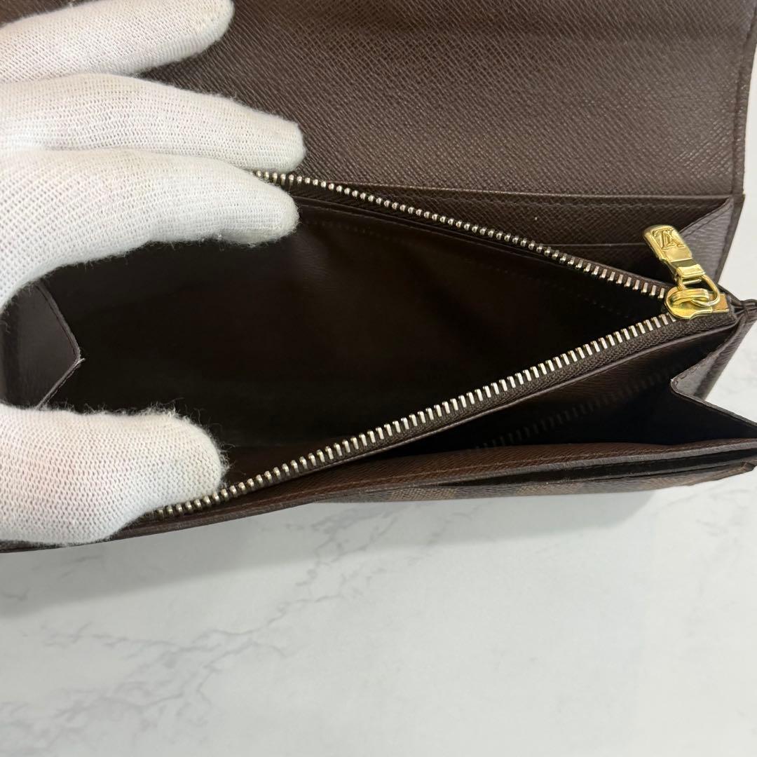 超美品　ルイヴィトン ダミエ ポルトフォイユサラ 長財布　人気