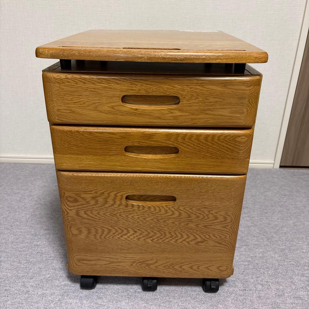 送料込③学習机用ワゴン　光製作所