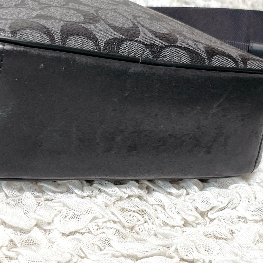 美品✨COACH コーチ シグネチャー フライトバッグ クロスボディ 斜め掛け