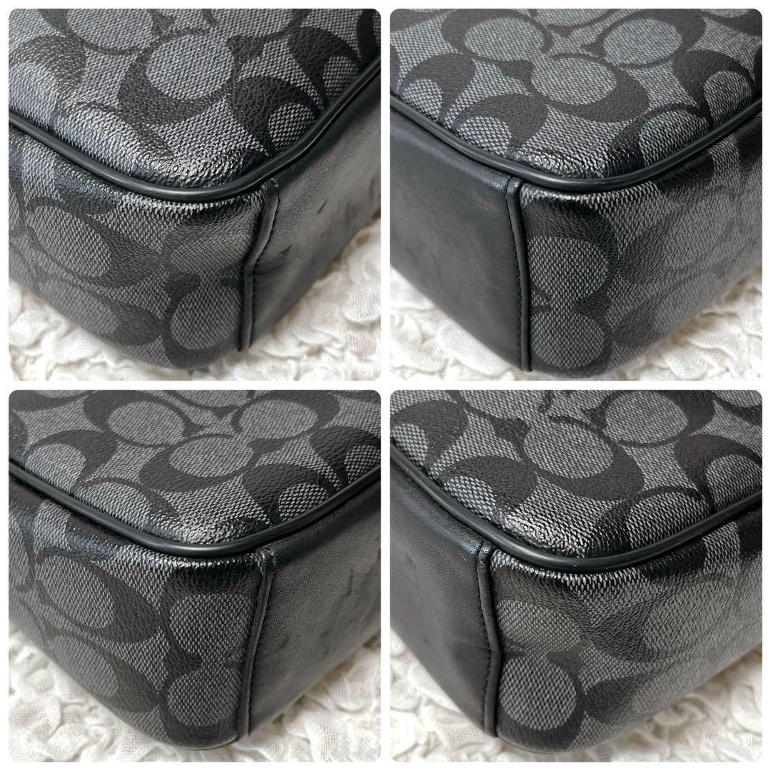 美品✨COACH コーチ シグネチャー フライトバッグ クロスボディ 斜め掛け