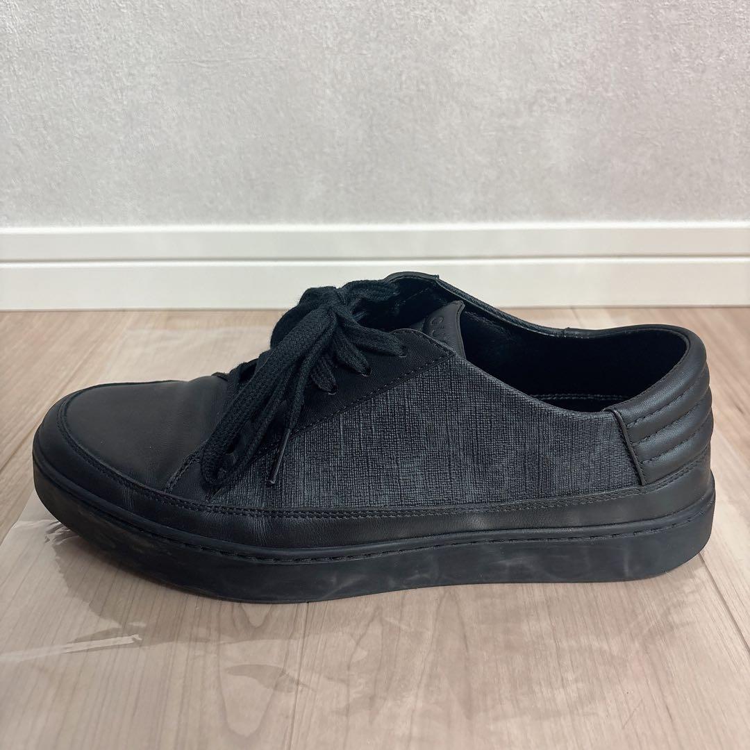 GUCCI グッチ スニーカー GGシグネチャー レザー 黒 6