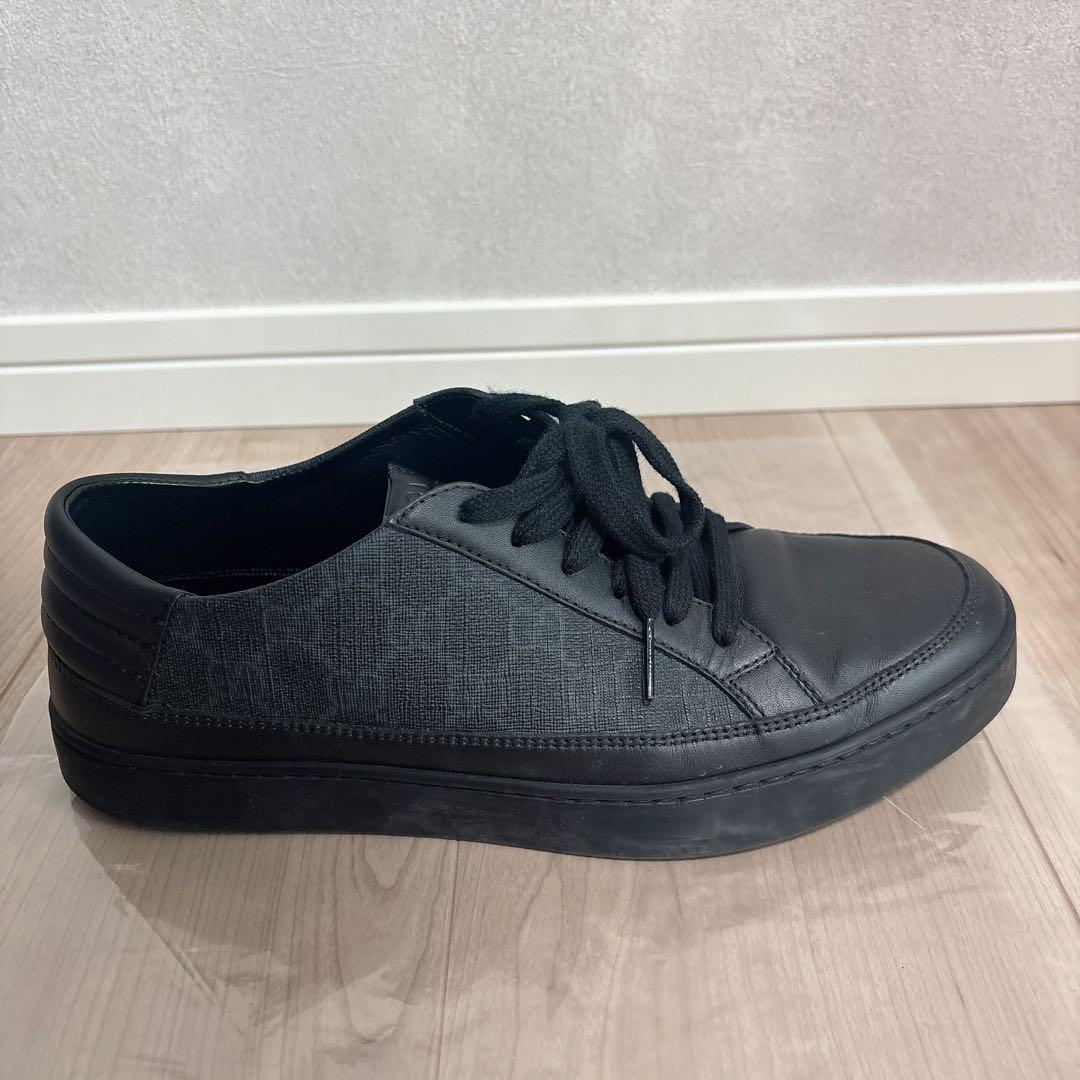GUCCI グッチ スニーカー GGシグネチャー レザー 黒 6