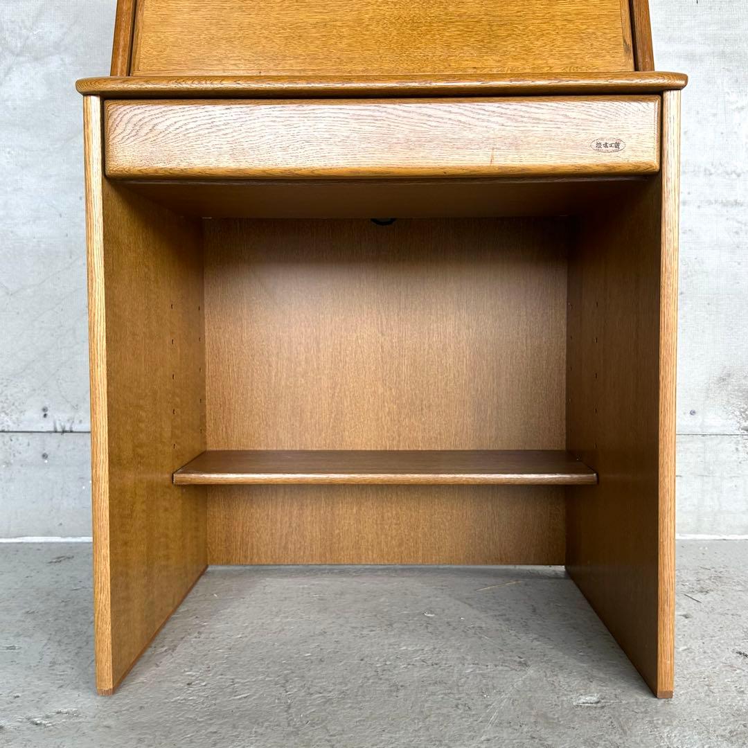 ✦90s✦ 日本製 浜本工芸ライティングビューローA 収 納デスク 木製レトロ