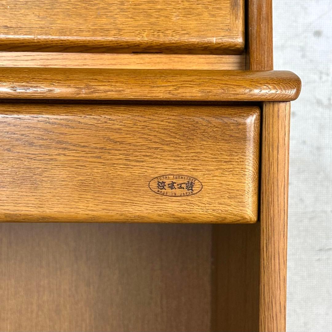 ✦90s✦ 日本製 浜本工芸ライティングビューローA 収 納デスク 木製レトロ