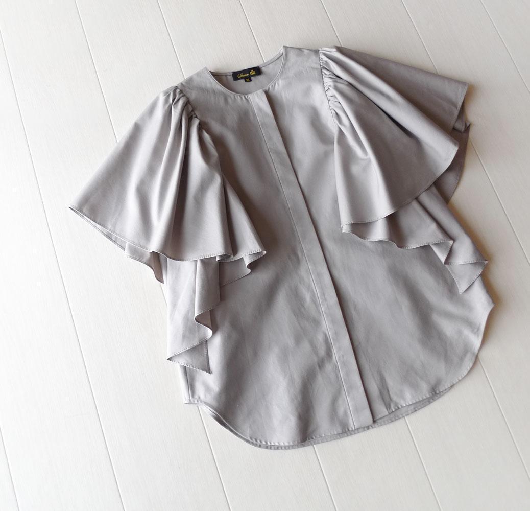 ■専用■美品 ドゥロワー 定価7,4万 フレアスリーブのブラウス Drawer