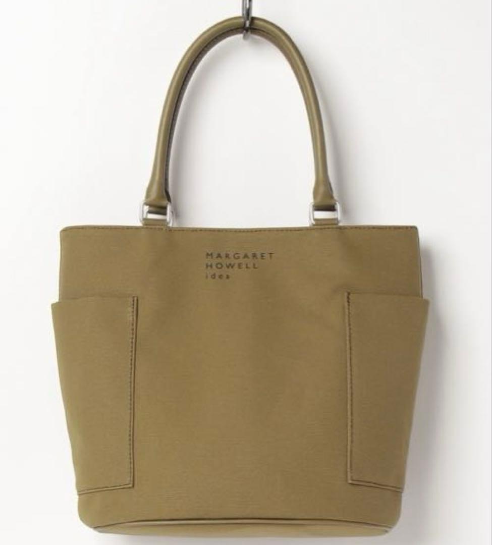 【美品】MARGARET HOWELL idea アプリコット　ハンドバッグ