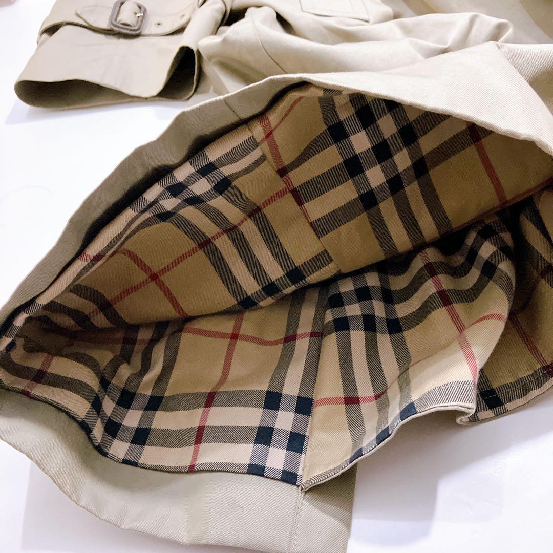 【専用品バーバリーロンドン　ダブル　ロングトレンチコート　XL相当　英国製　ノバ