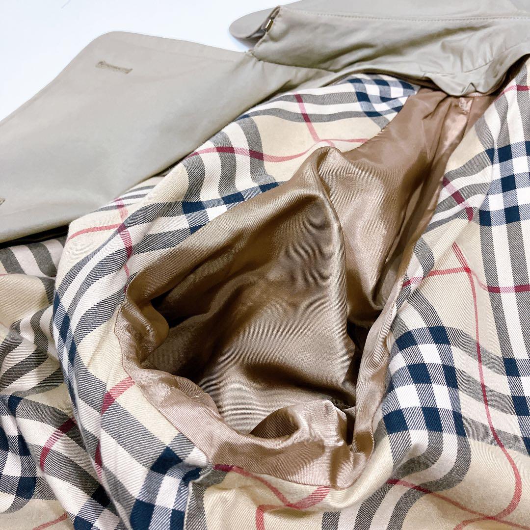 【専用品バーバリーロンドン　ダブル　ロングトレンチコート　XL相当　英国製　ノバ