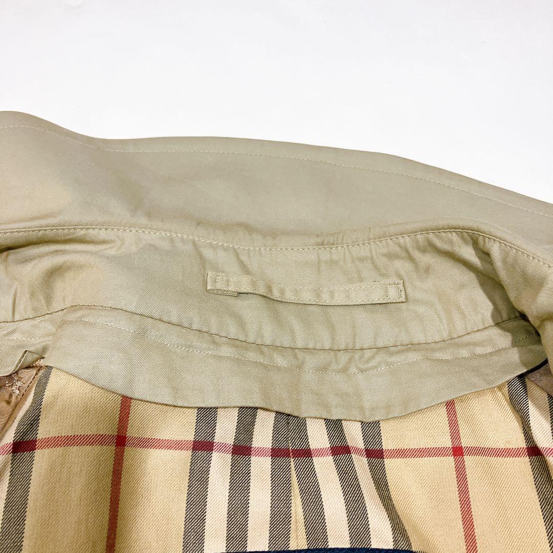 【専用品バーバリーロンドン　ダブル　ロングトレンチコート　XL相当　英国製　ノバ