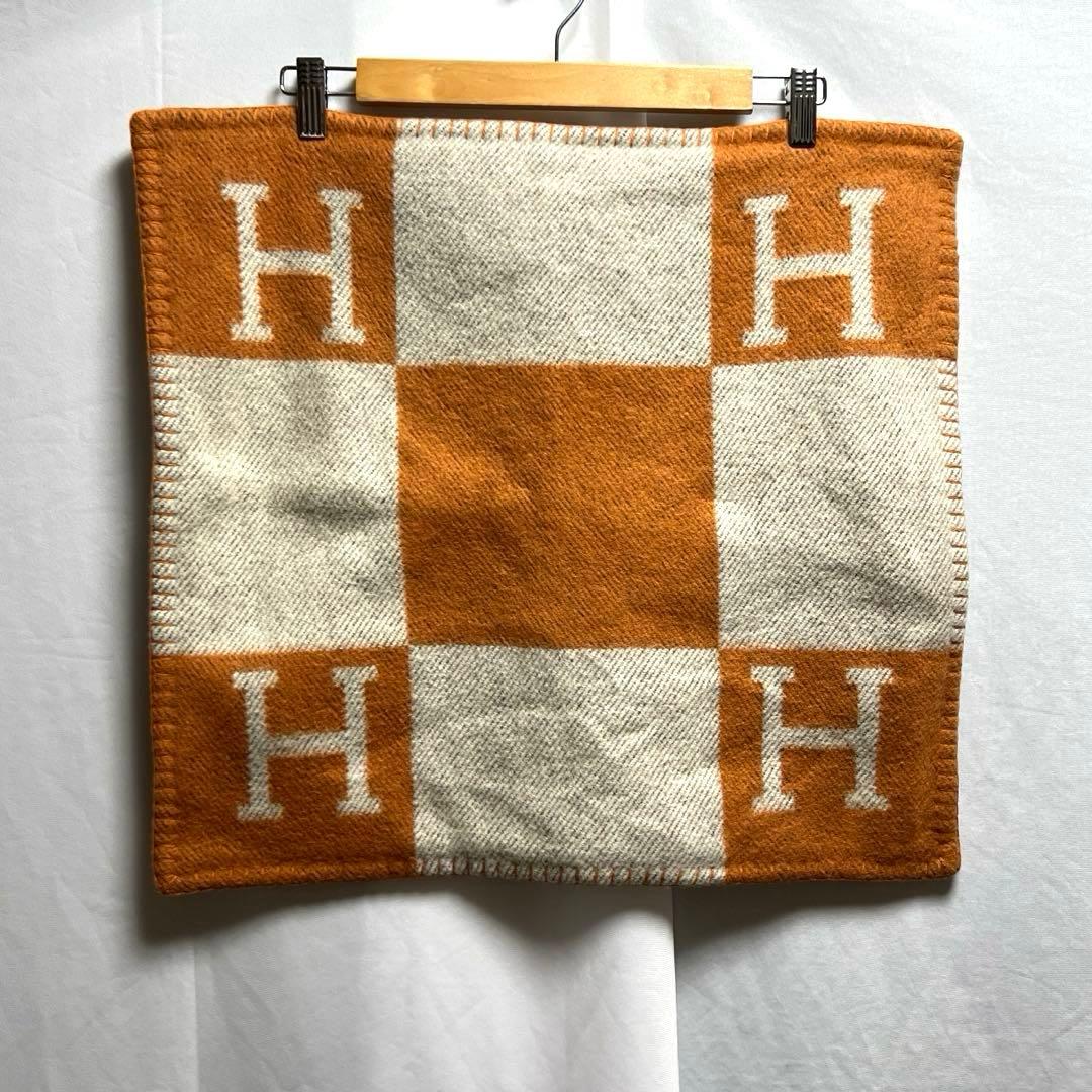 HERMES エルメス　アヴァロン　PM クッション　カシミヤ混　②