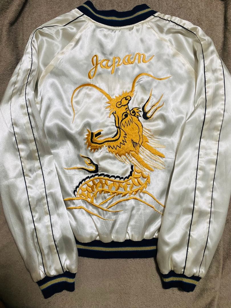美品 テーラー東洋 ２面用 スカル 龍 スカジャン unisex vintage